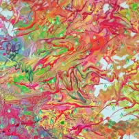 F 2« Leaves in Color Processed Eternity » « Feuilles en couleur Eternité traitée »160-120